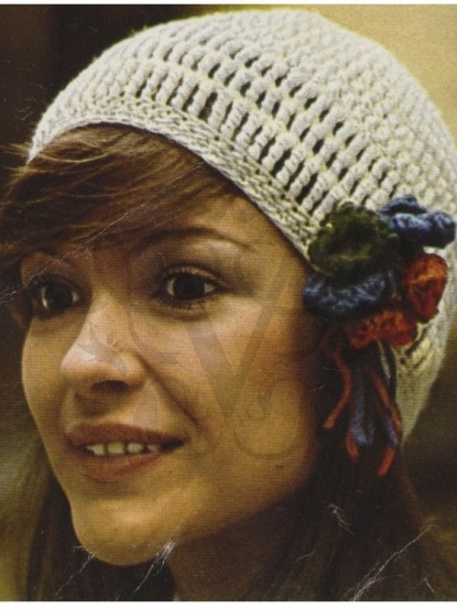 How to crochet 1960s mod hats- crochet patterns