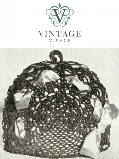How to make a 1900s crocheted rose tea cosy