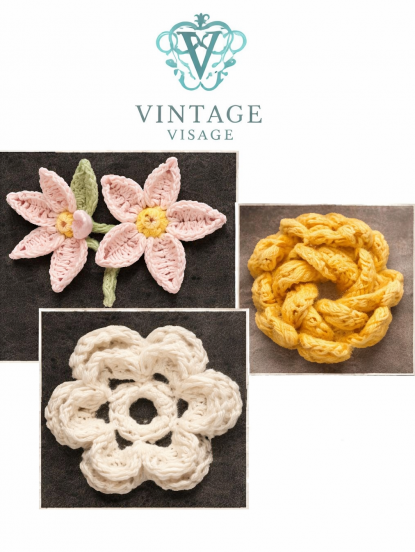 How to crochet victorian flowers 