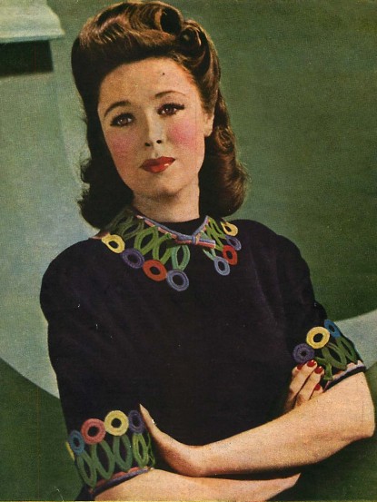 Vintage 1942 April Stitchcraft Magazine 20 Pages Knitting Sewing Embroidery patterns  PDF 