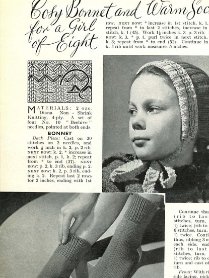 Vintage 1942 April Stitchcraft Magazine 20 Pages Knitting Sewing Embroidery patterns  PDF 