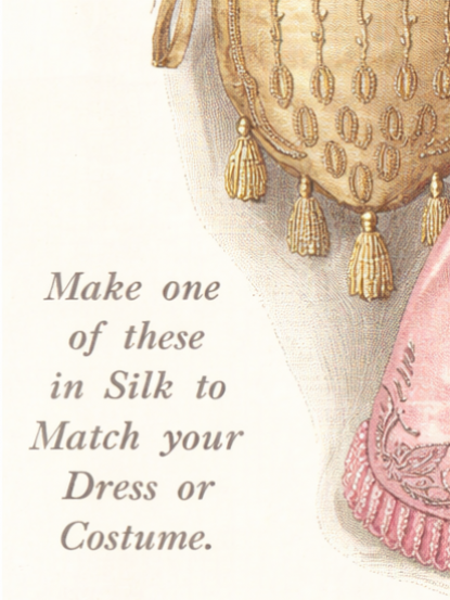 3 1920s Downton Abbey era evening bag sewing patterns