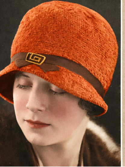 How to crochet flapper cloche hats