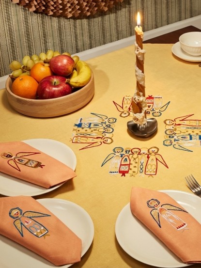 Vintage Embroidery pattern- Christmas Angels