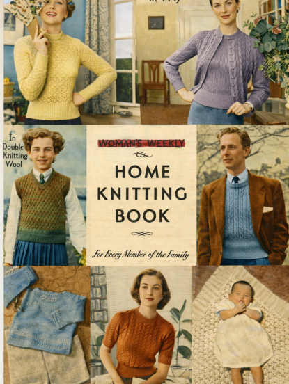 Vintage  1950s Knitting Pattern ebooklet- Jumpers, baby...