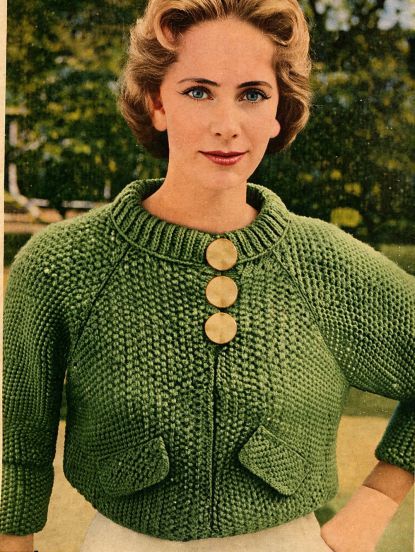 20 Vintage 1950s Knitting patterns- inc bolero, evening...