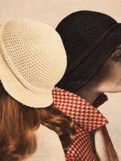 1960s Mod Cloche Hat Crochet Pattern