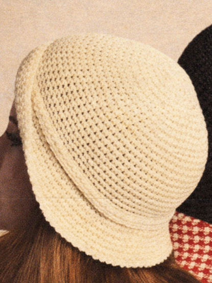 1960s Mod Cloche Hat Crochet Pattern