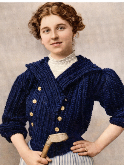 1900s blouse jacket crochet pattern