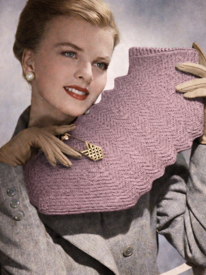 1940s zig zag bag crochet pattern