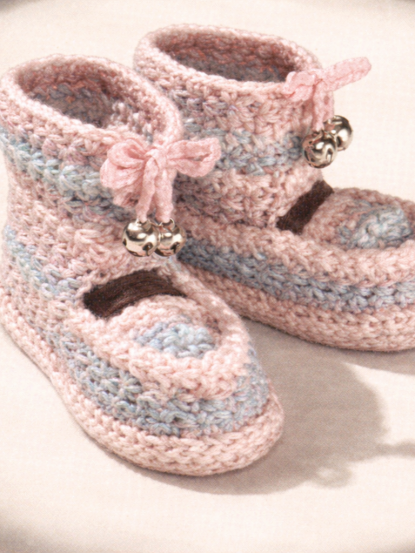 1940s/50s childs bootie slippers