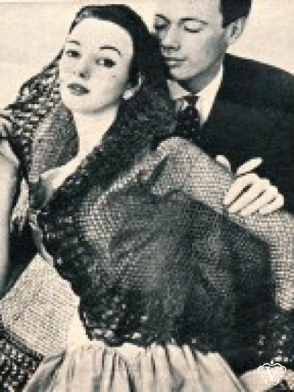 1950s circular shawl crochet pattern