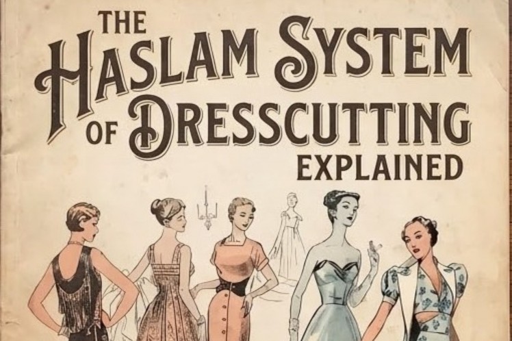 Explaining how to use the Haslam System of Dresscutting