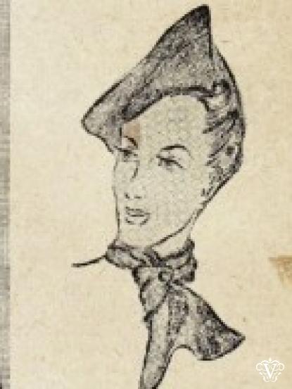 1930s Miss Marple hat and scarf neckwarmer crochet pattern