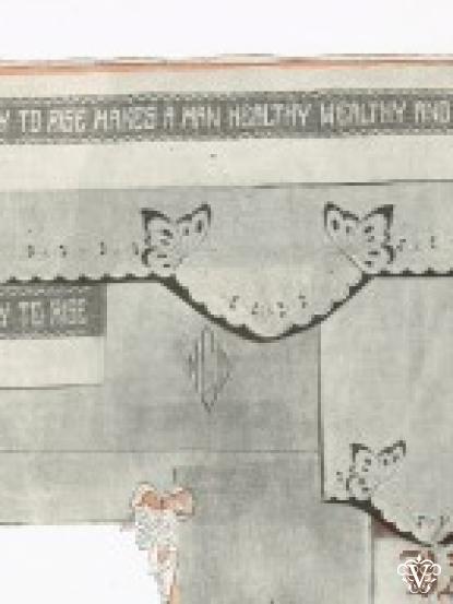 Early to bed proverb crochet chart pattern