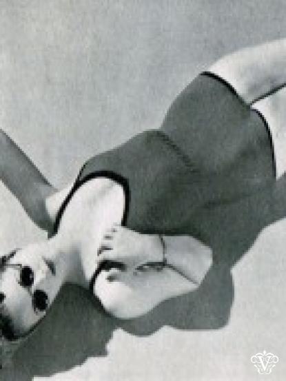 Womens 1940s swimsuit, swimming costume, beachwear