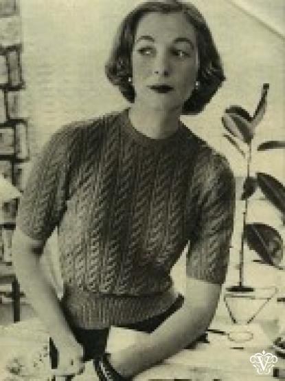 Vintage  1950s Knitting Pattern ebooklet- Jumpers, baby shawl, scarf etc