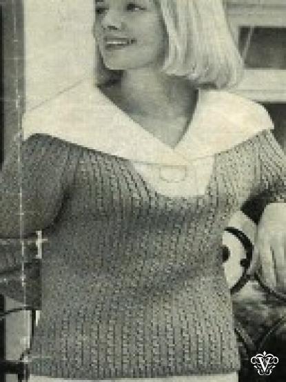 Vintage 1960s Knitting patterns- 8 assorted designs inc fishermans rib