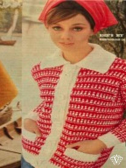 Vintage 1960s Mod Knitting patterns-10 ladies jumpers and jackets