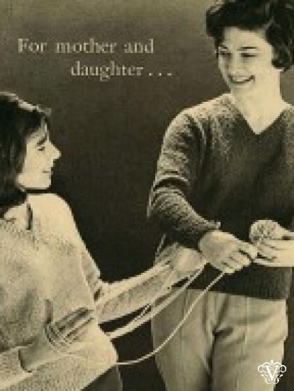 Vintage 1961 matching twosome knitting patterns- mens, womens, childrens etc
