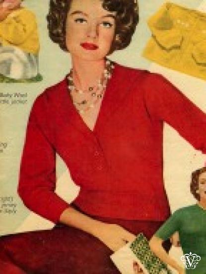 Vintage 1950s knitting patterns-7 designs including ladies jackets,lumber jacket etc