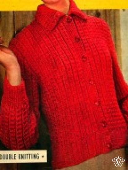 Vintage 1960s Jackets and Cardigans Knitting patterns- 5 designs