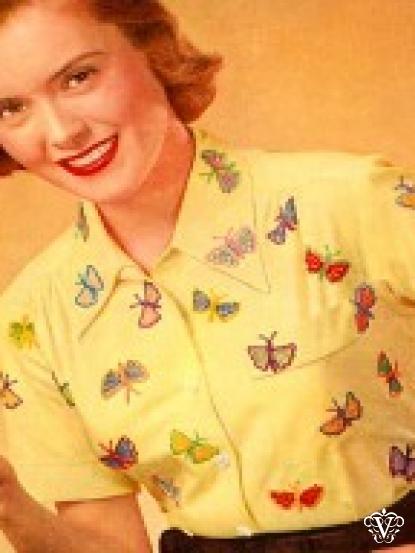 Vintage crochet booklet- making butterflies in crochet