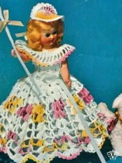 Dolls clothes crochet patterns- nursery rhymes etc 10 designs 