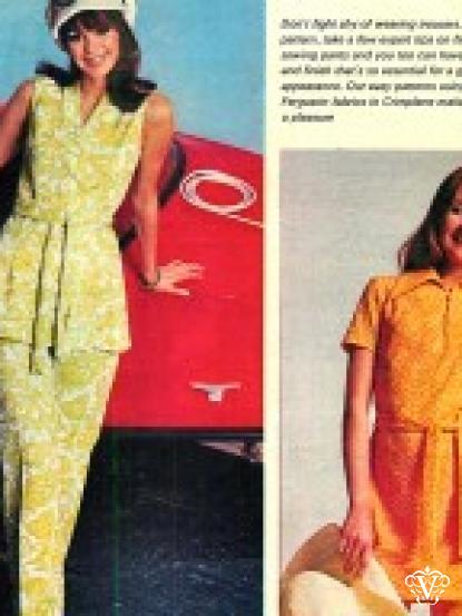 1970 booklet on dressmaking in detail with Crimplene